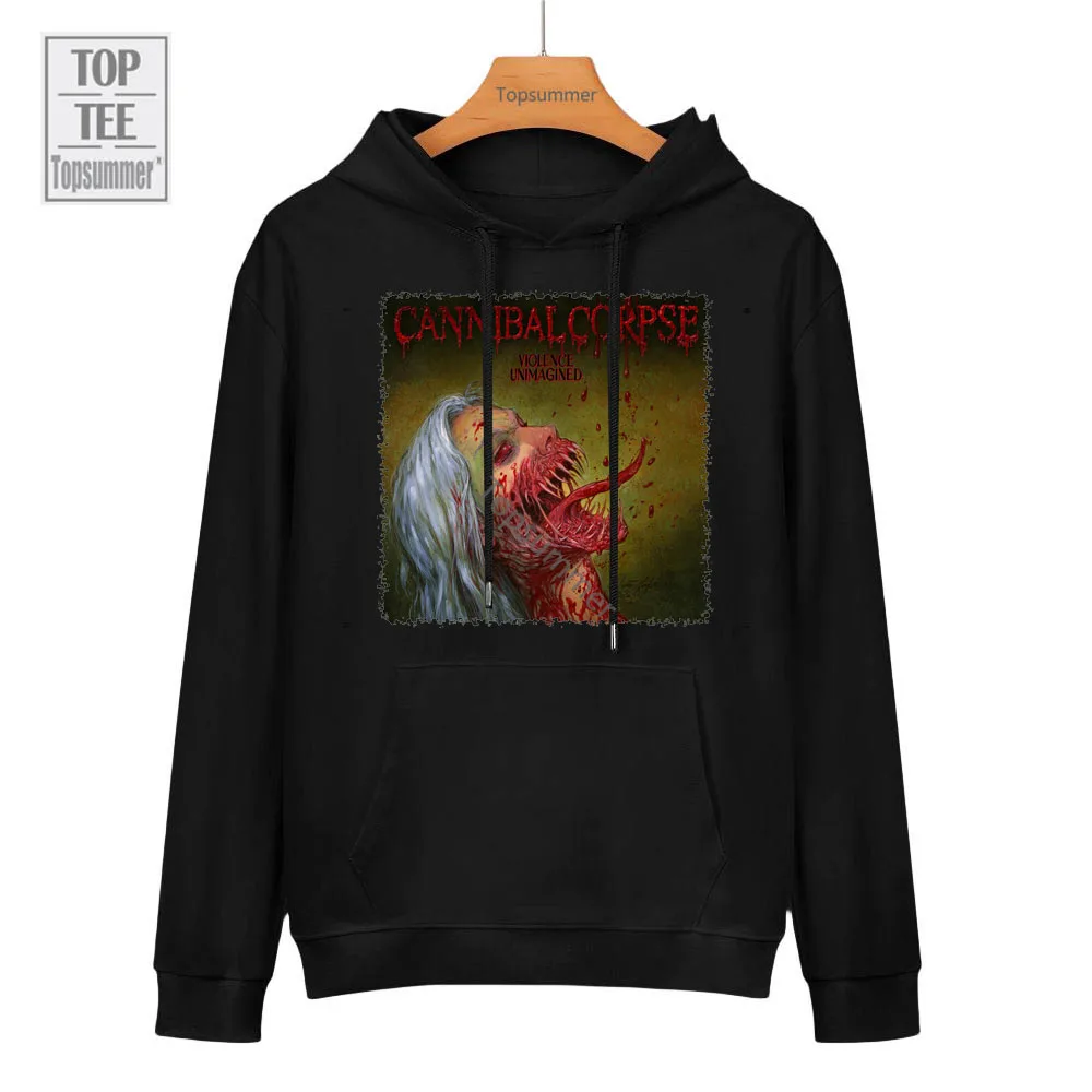 

Violence Unimagined Album Hoodie Cannibal Corpse Tour Sweatshirts Men'S Gothic Streetwear Hoodies Cotton Clothing