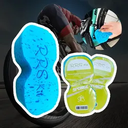 Rrskit Bicycle Cleaner Tool Bicycle Chain Sponge Wash Tool MTB Road Bike Protection Sponge Foam Cleaning Kit Chain Frame Tool