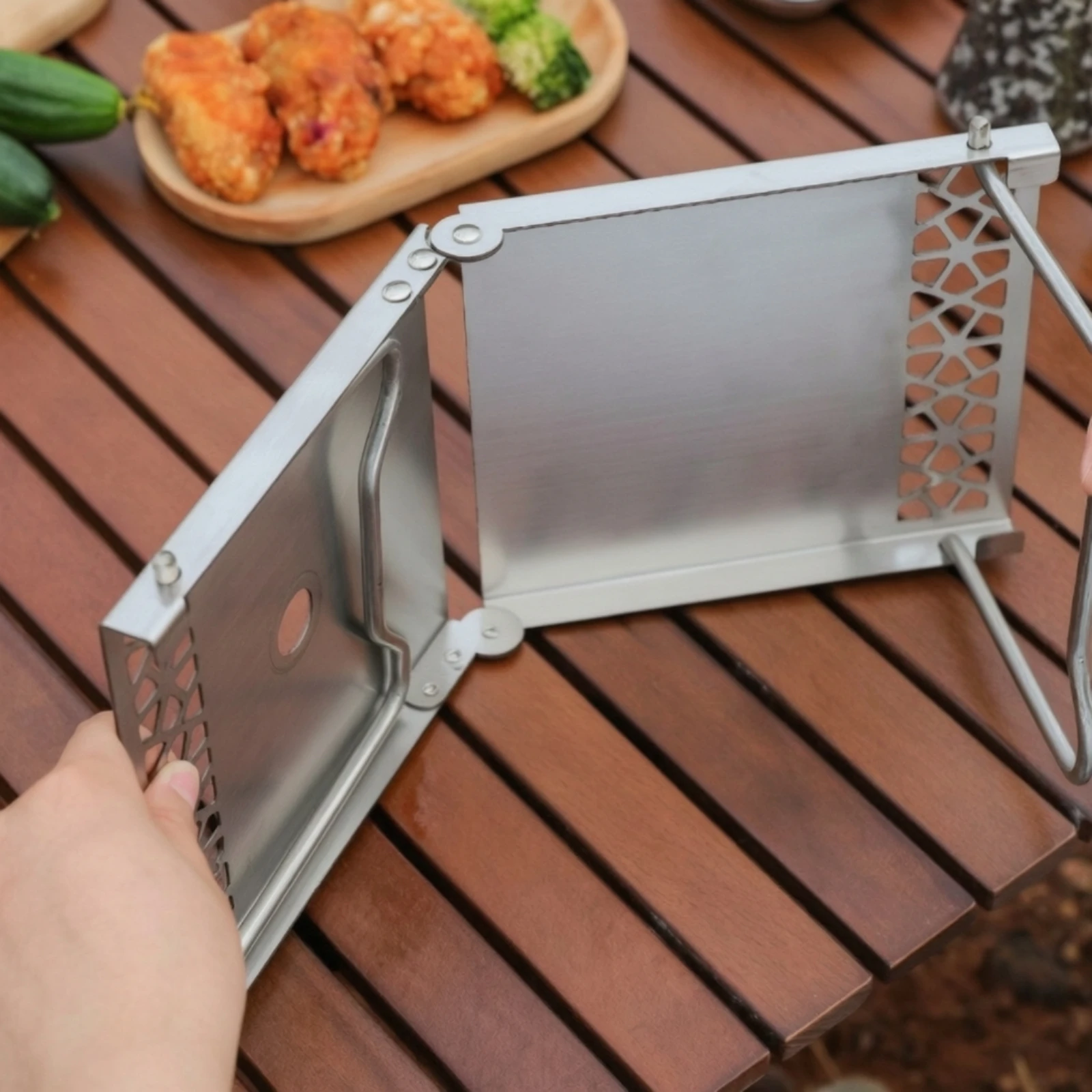 Camping No Cooking Meals - Camp Burner Stand Easy to Set