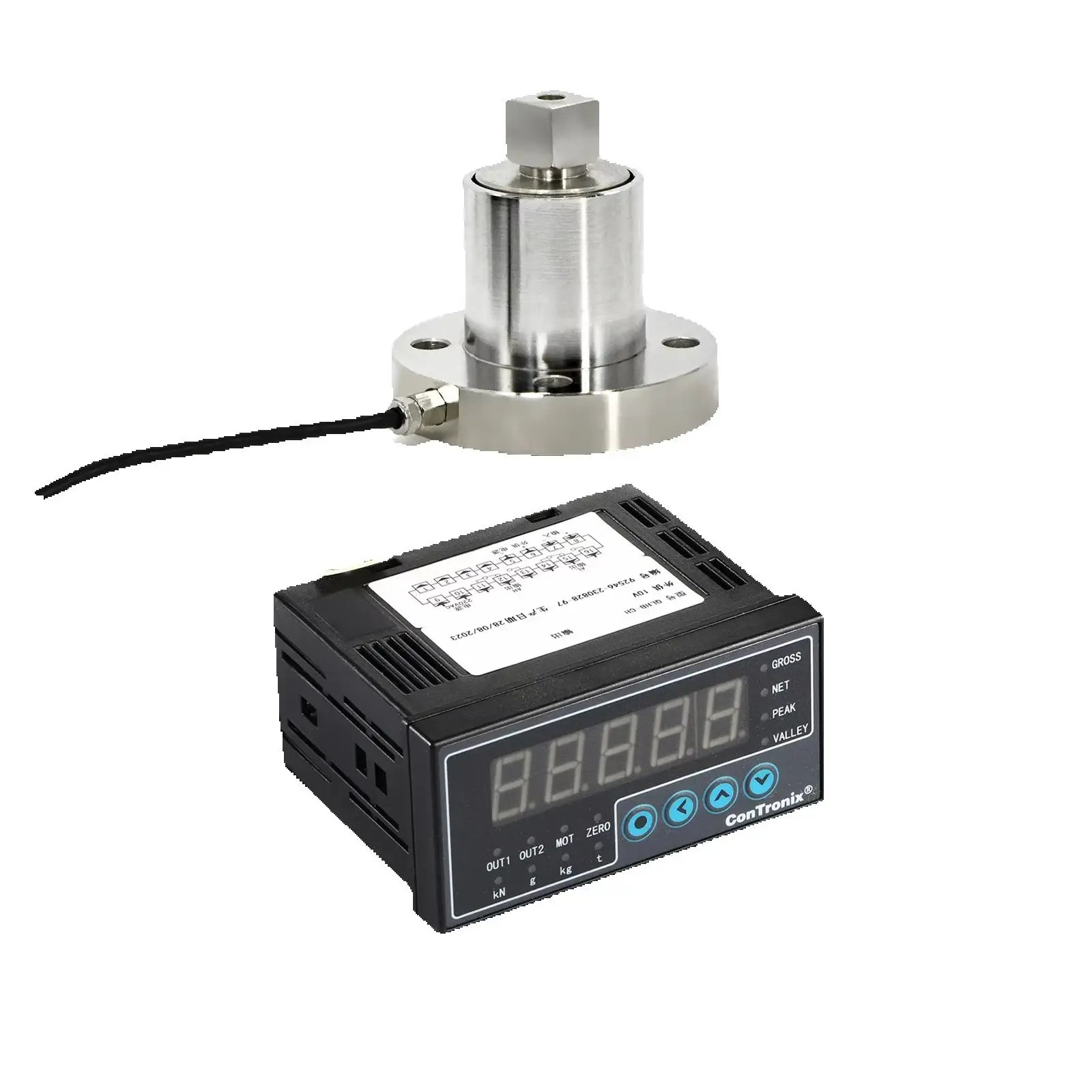 Load Cell + Indicator Display Half Flange Static Torque Sensor Torque High Precision Stable Sensor Force Measurement