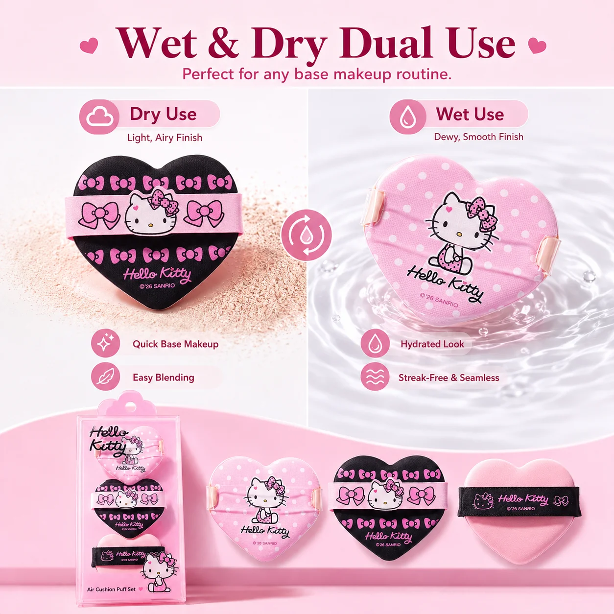 Sanrio Cute Pink Hello Kitty B - огляд і ціна Beauty Makeup Edit