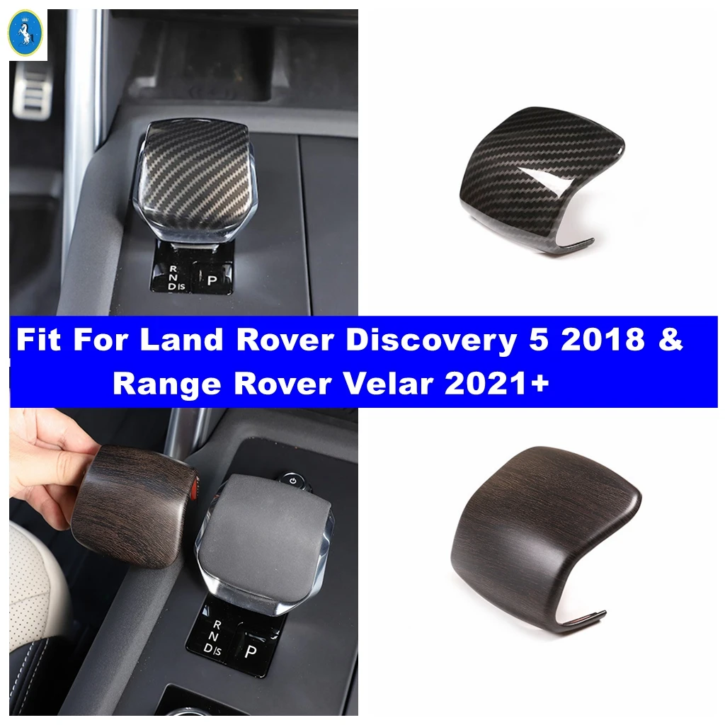 

ABS Auto Gear Shift Knob Gear Head Handle Accessories Cover Trim For Land Rover Discovery 5 2018 & Range Rover Velar 2021 - 2023