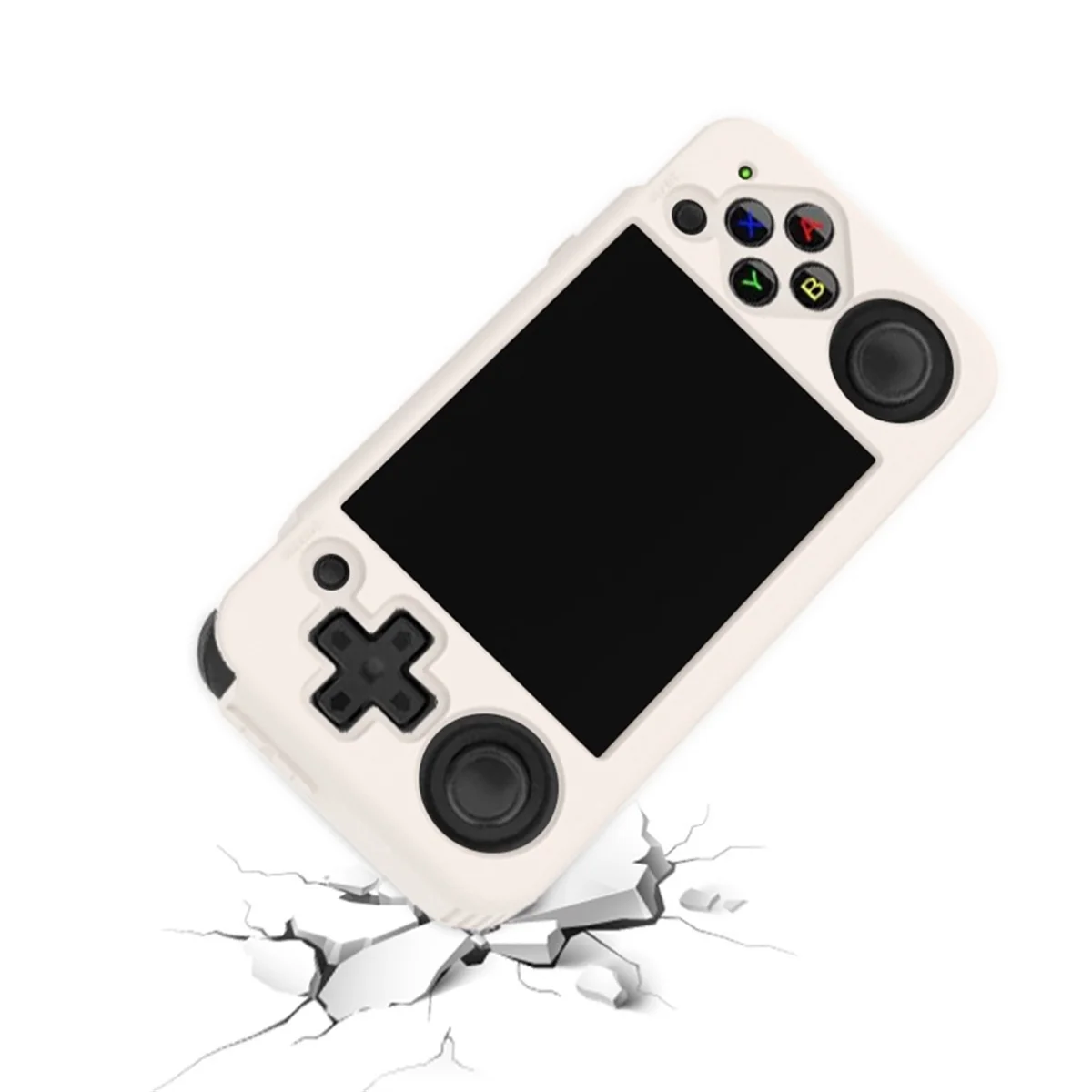 TCE Game Console Protective Case for RG35XX H Open Source Handheld Console Silicone Protective Case,A