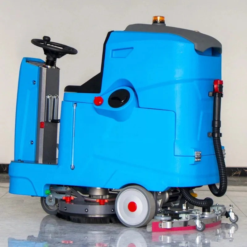Self-Cleaning Workshop Floor Robot 4 In 1 Sweeping Mopping Automatic Industrial Floor Sweeper Machine
