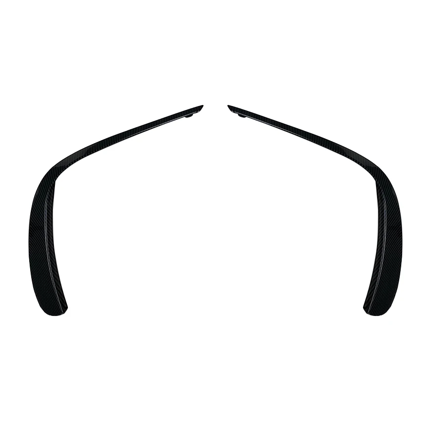 

2PCS Front Bumper Side Lamp Frame Canard Cover For Mercedes Benz E Class W213 E200 E260 E300 E300e E450 2021-2023