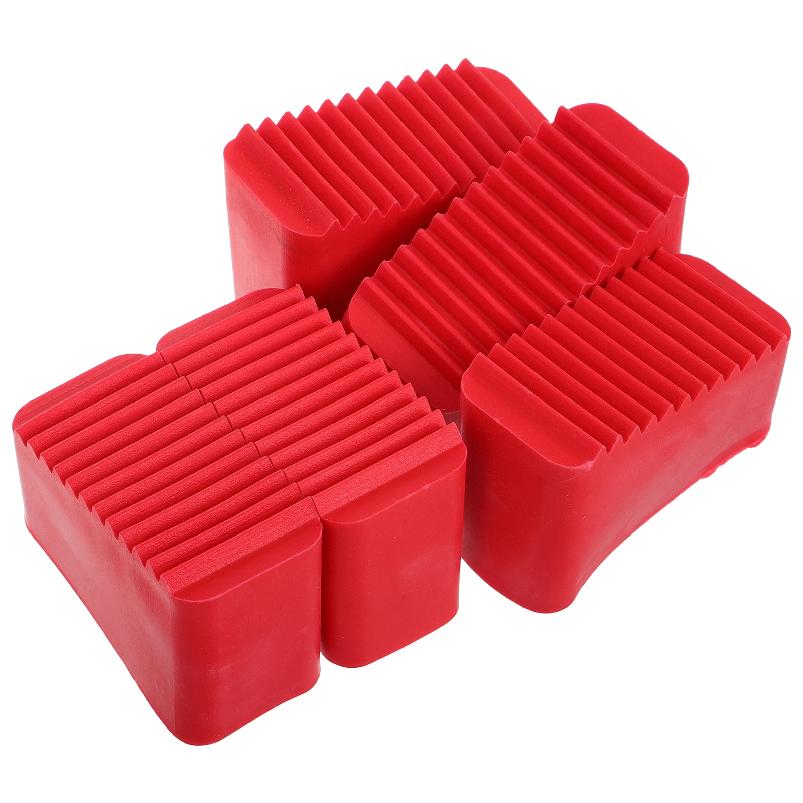 

5Pcs Non-Slip Ladder Feet Pads Rubber Replacement Mats Durable Versatile Application Anti-Skid Safety Ladder Feet Mat