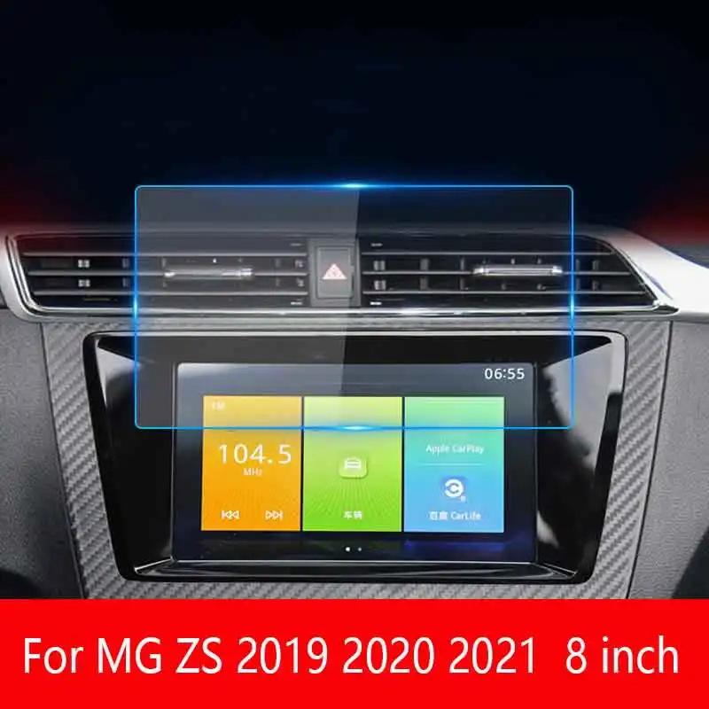 

For MG ZS 2019 2020 2021 8 inchCar GPS Navigation Tempered Glass Screen Protective Film Auto Interior Anti-scratch Film Fittings