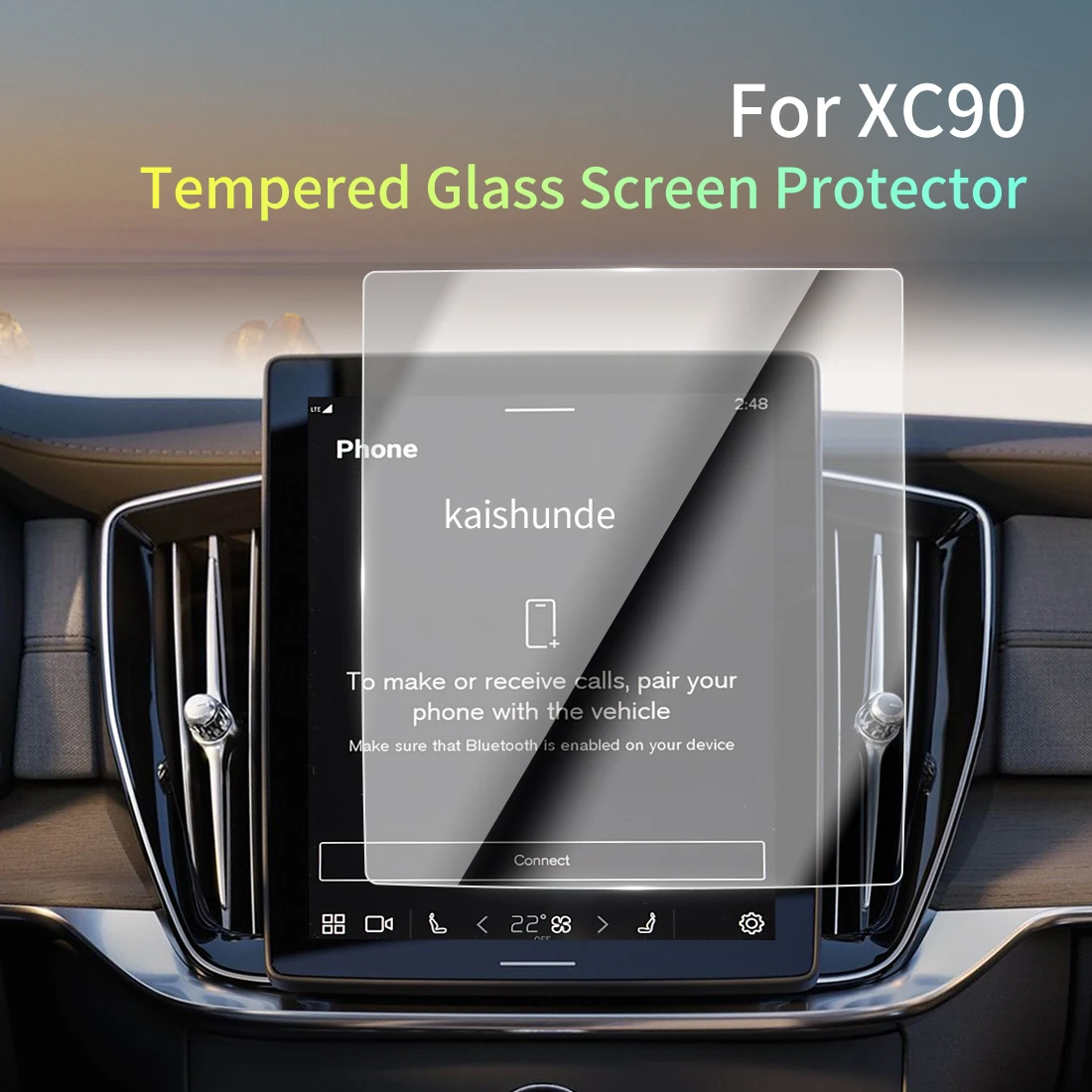 

Защитная пленка из закаленного стекла для навигационного дисплея Volvo XC90 (2026)