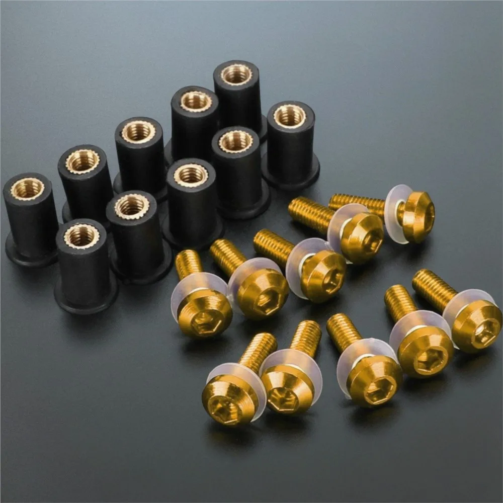 FOR YAMAHA TMAX500 TMAX530 TMAX560 ABS TechMax T-MAX Super Tenere 1200 XT 1200Z Windscreen Windshield Bolts Screw Fastener Nuts