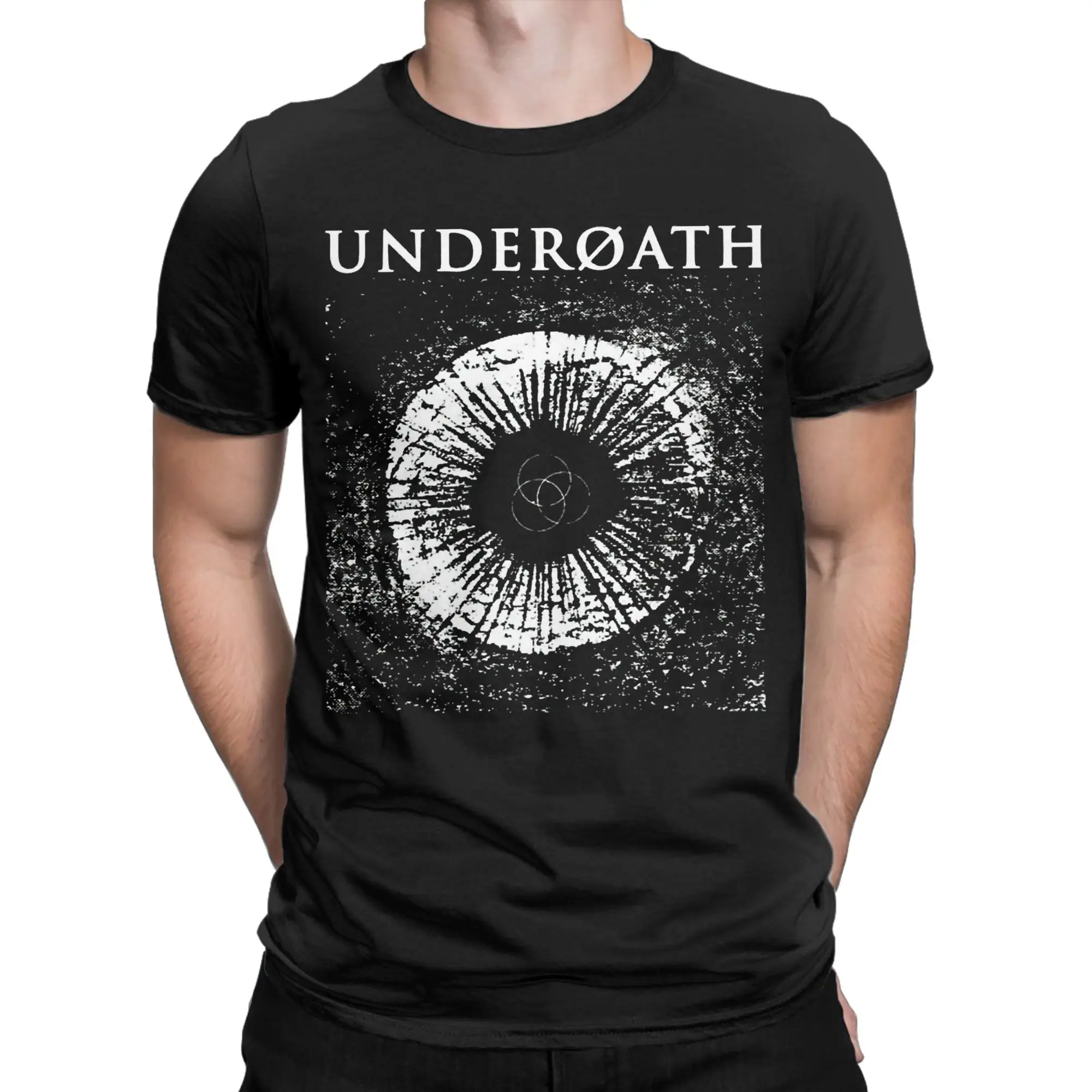 Men's T-Shirts Underoath Band Fashion 100% Cotton Tees Short Sleeve  T Shirt Round Collar Tops Party