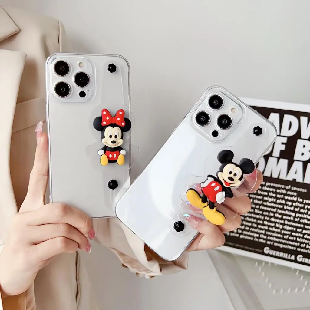 Minnie Mickey Case Wrist Strap Holder For Huawei Honor 20 X20 X20SE 30 30i V20 30 X40 8x 9x X8 9x X9A 10 X10 V40 Play3 4 Pro