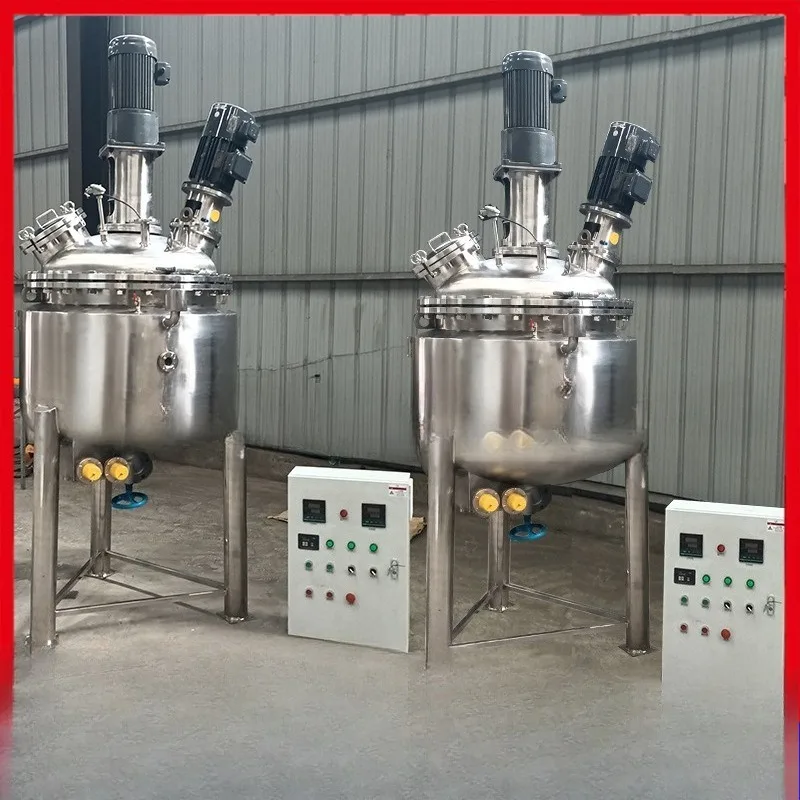 Single layer mirror polishing liquid circulation resin blending stainless steel mechanical seal electric heating stirring tank