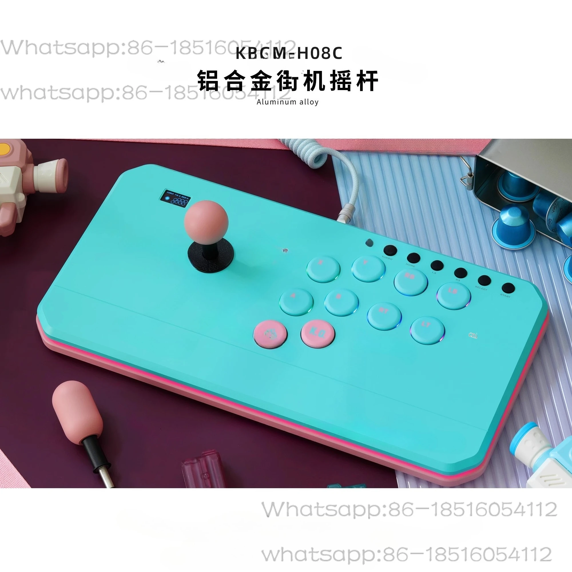 All Aluminum Arcade Battle Keyboard HITBOX Street Fighter 6 PS5 Switch PC Steam KBGM-H08C