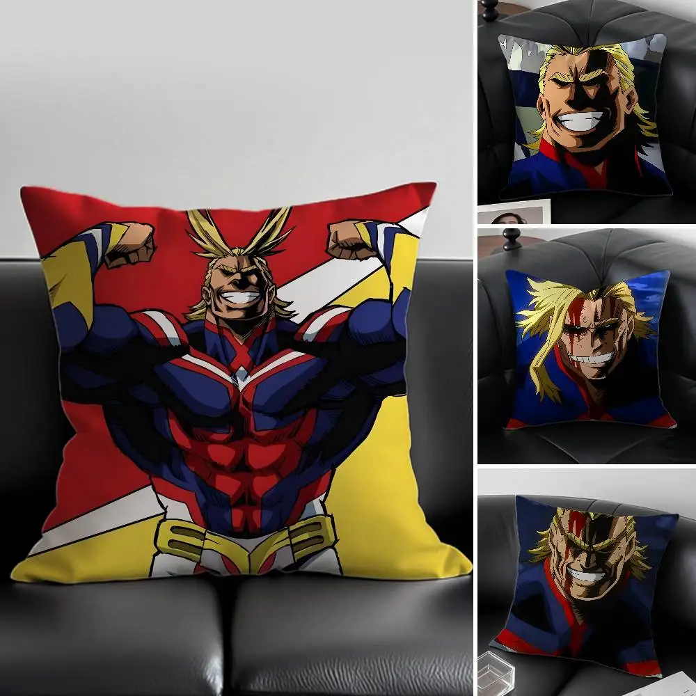 My Hero AcademiaAll Might Pillow Case Anti-dustmite Invisible Zipper Sofa Bed