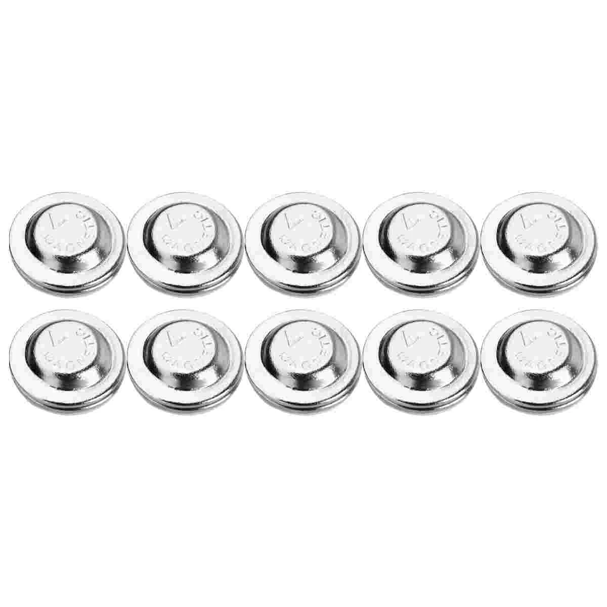 24 Pcs 17mm Round Alloy Magnetic Snap Brooch Pin Colorful Scarf Clasp Snap Buttons for Costume Fun Badge Party Decoration (Silve