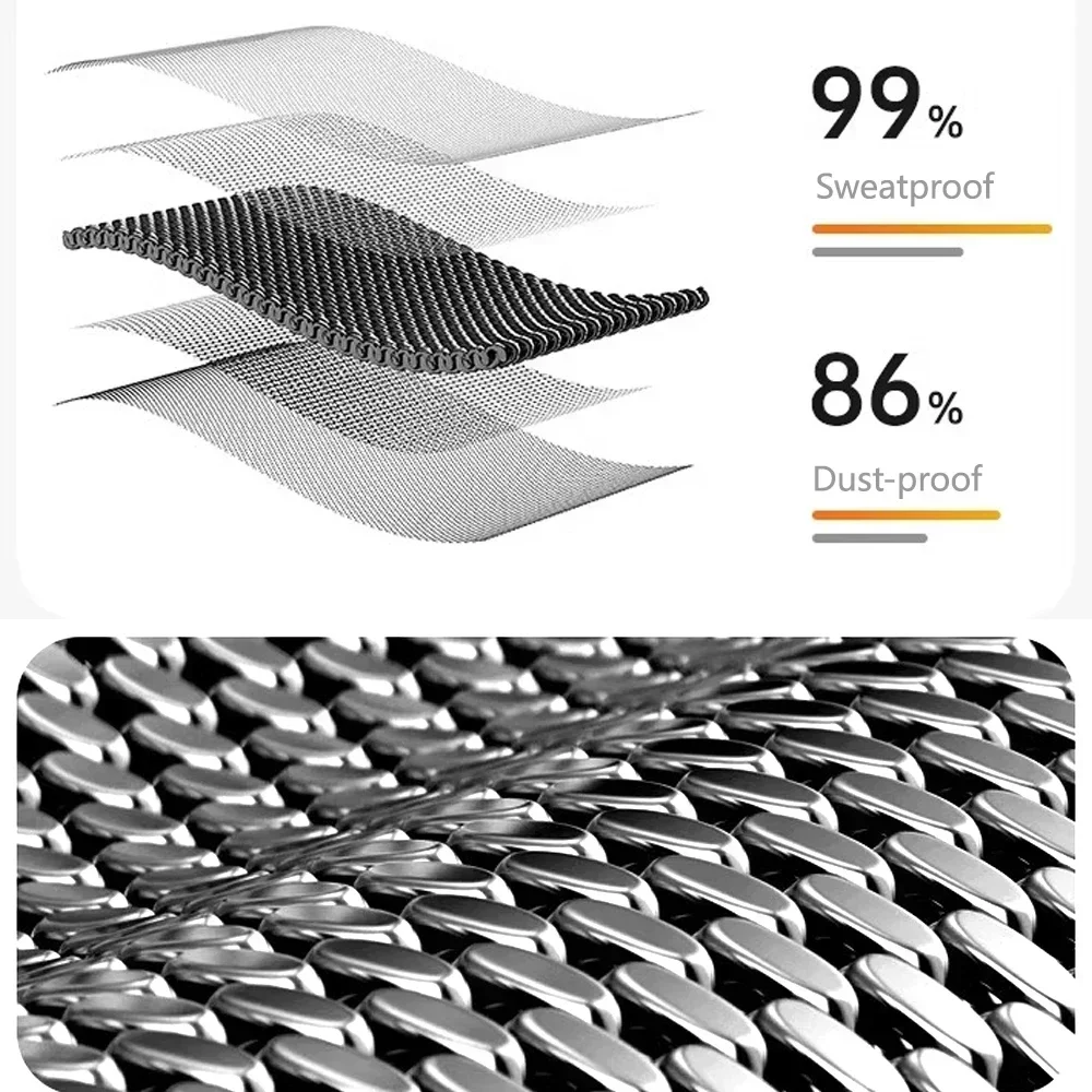 Ремешок-петля Milanease 22 мм для Amazfit Balance с металлической сеткой, браслет для умных часов Amazfit Balance, 46 мм, аксессуары