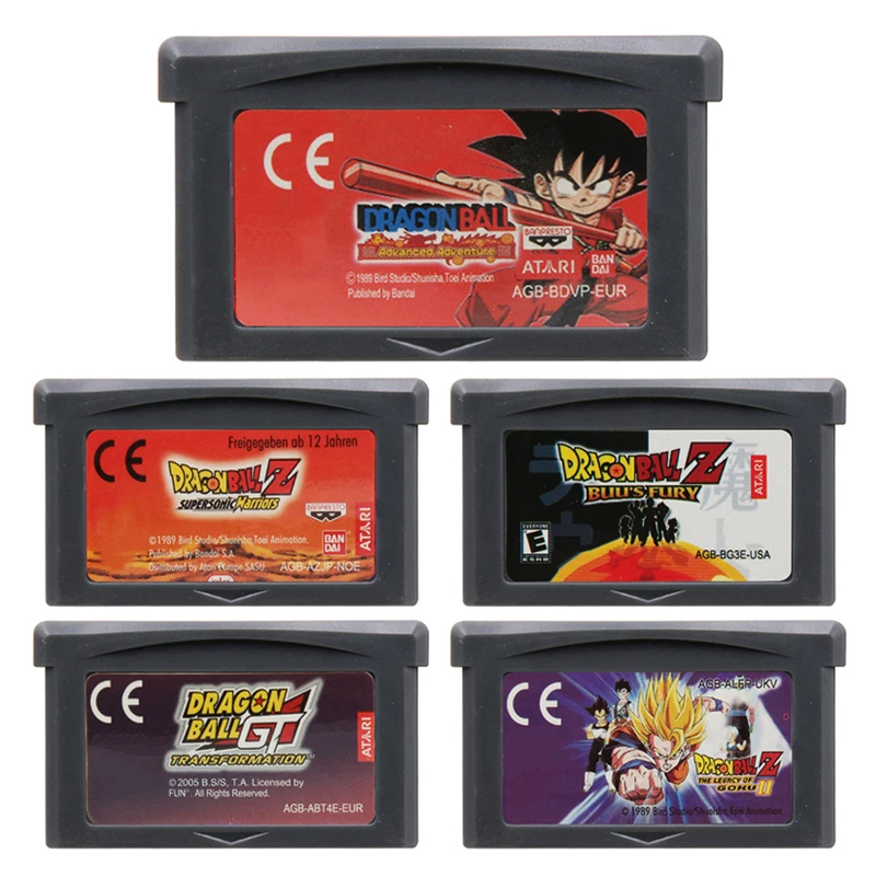 

GBA Game Cartridge Dragon Ball Series 32 Bit Video Games Console Card