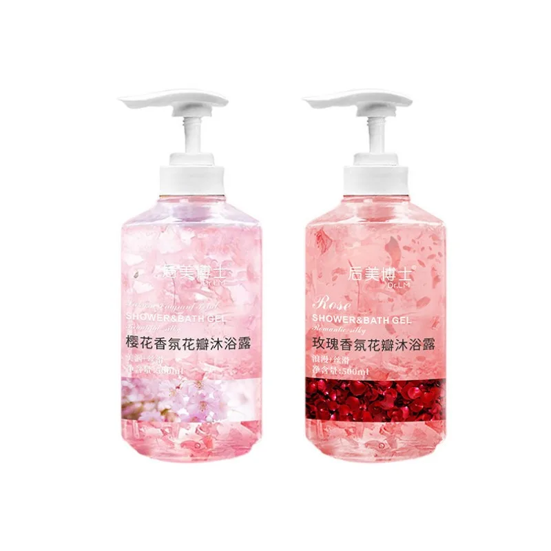 Cherry Blossom Rose Shower Gel Lasting Fragrance Women . Moisturizing Women Body Lotion