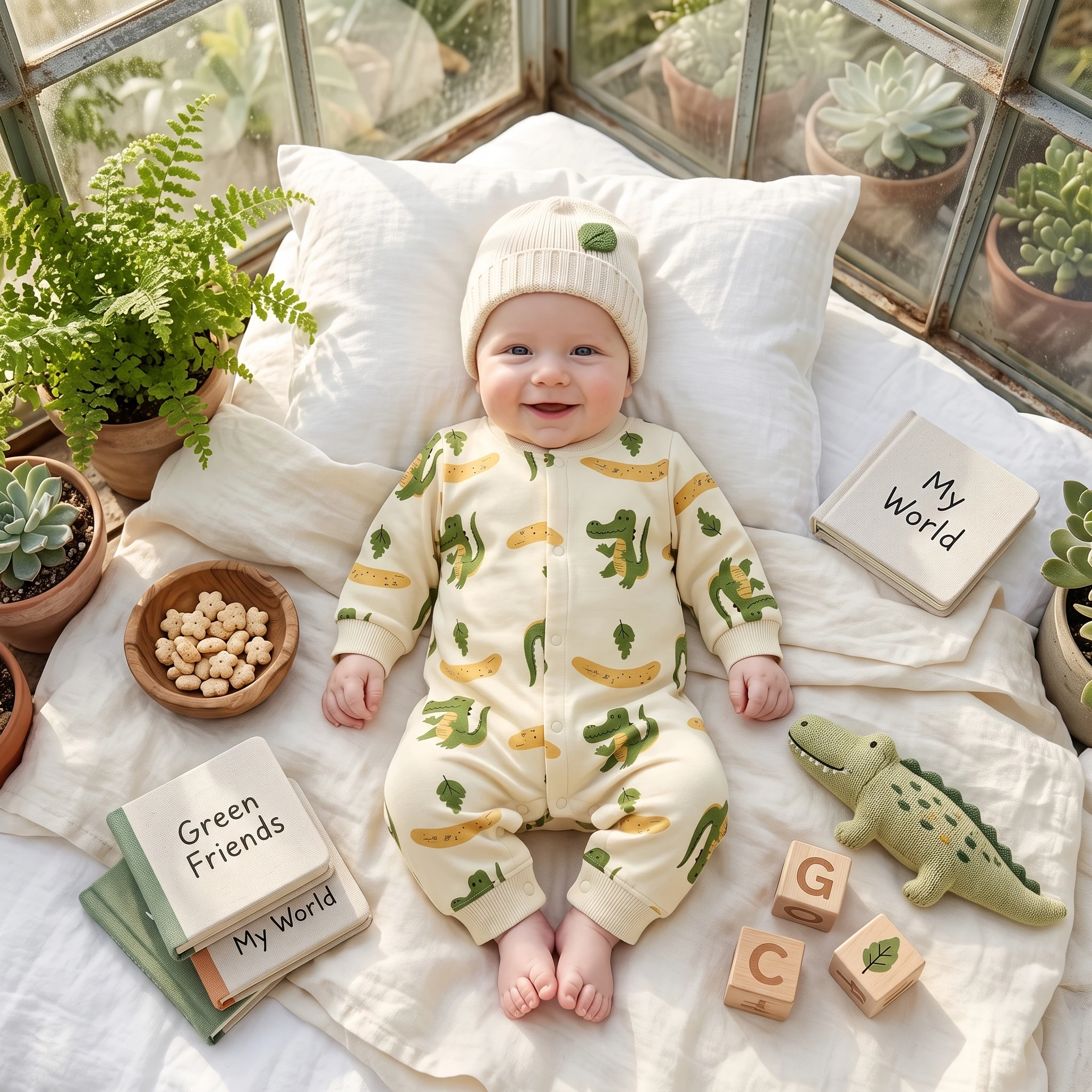 Cute Toddlers Clothing Jumpsuits Autumn Spring Long Sleeve Cartoon Baby Boys Rompers
