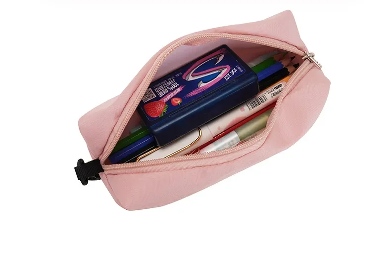 KPop شيطان الصيادين أنيمي المدرسية 2 قطعة حقيبة الكتب مقلمة أكياس الكتب المحمولة الكرتون الشكل على ظهره مدرسة السفر حقيبة التخزين #6