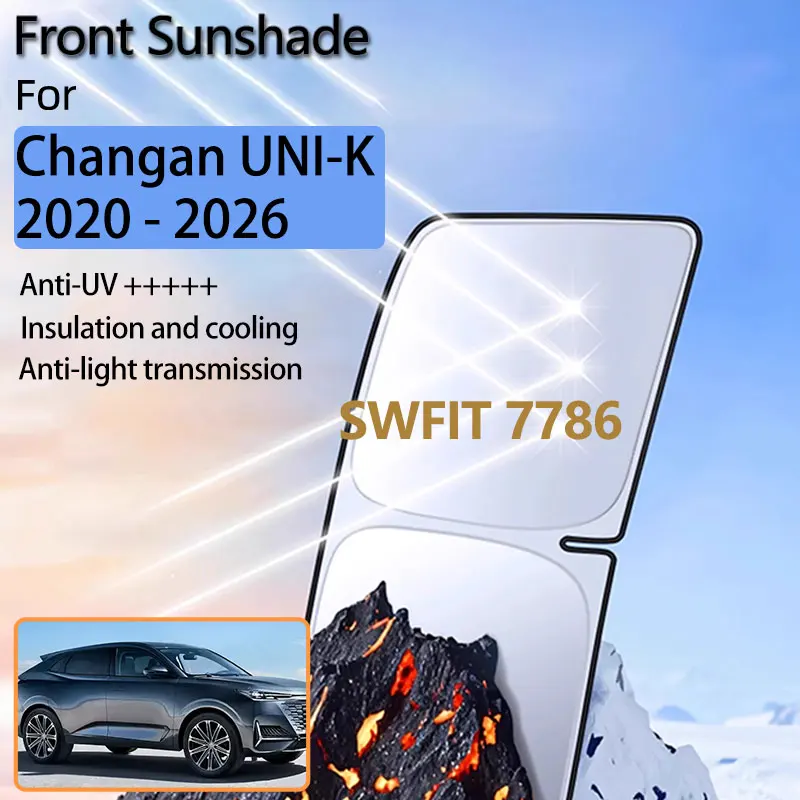 

Front Sunshade For Changan UNI-K UNI-T UNI-V 2020-2026 2025 2024 2023 Accessories Window Heat Insulation Sun Protection UV Parts