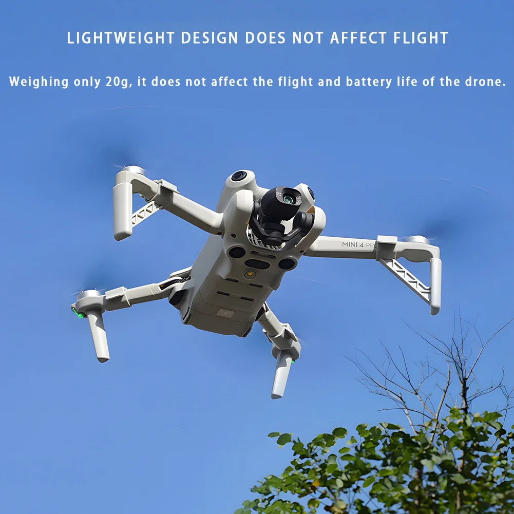 Kit de protection de jambe de train d'atterrissage Mini 4 Pro DIJ, kit de hauteur d'extension pour train d'atterrissage, accessoires de drone pour DJI Mini 4 Pro