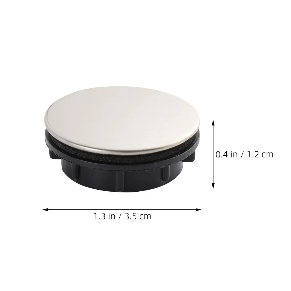 Copri foro per lavello da cucina Rubinetto in acciaio inossidabile Tappi per dispenser di sapone Tappi per bancone Accessori per lavabo spruzzatore in PP durevoli a prova di perdite