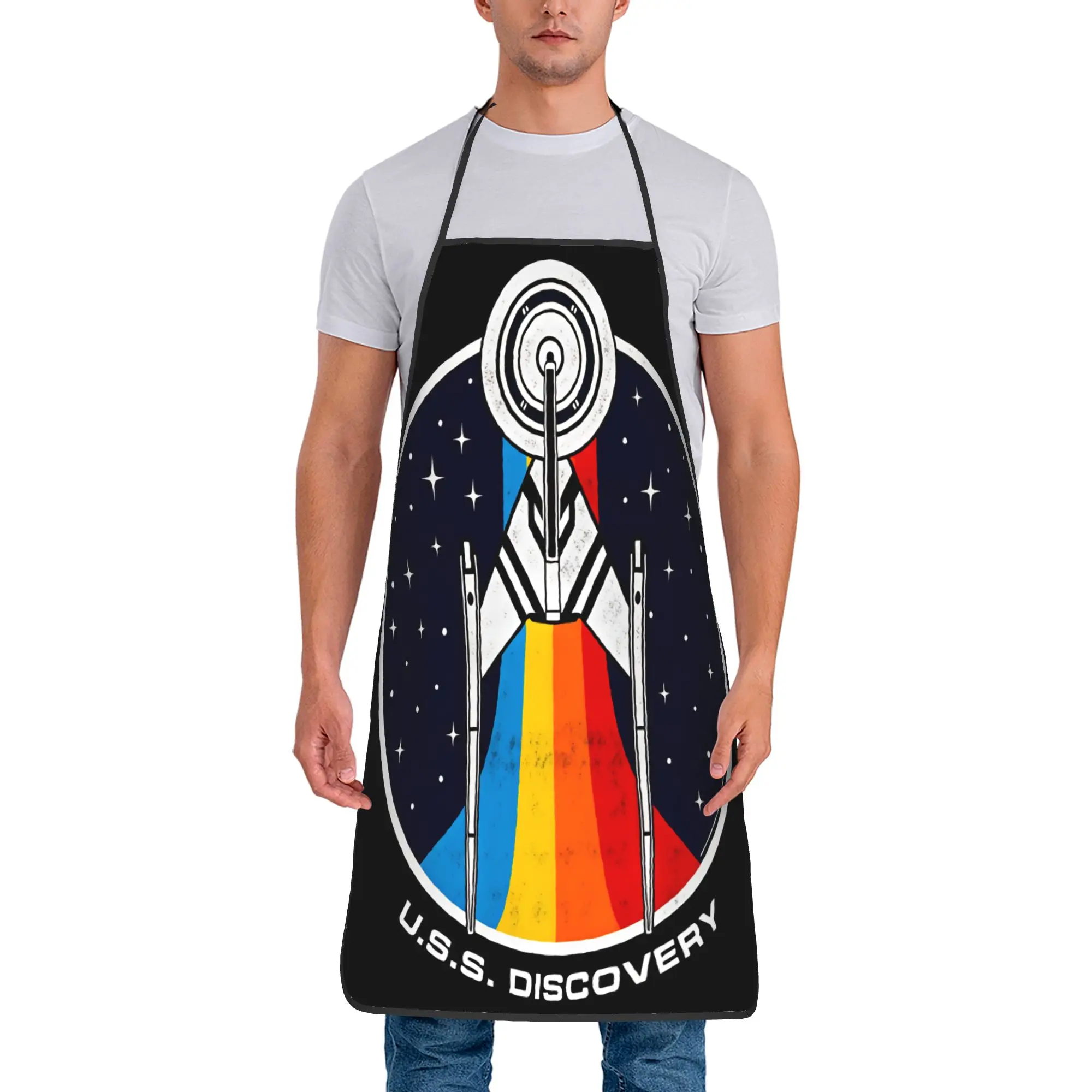 S-Star T-Trek Ship Movie  Apron  Adult Work Kitchen Accessories Cooking Fashion Aprons without Pocket
