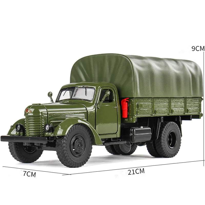 Nuevo modelo de camión militar extraíble de aleación 1:32, juguete de camión de transporte de simulación, venta al por mayor