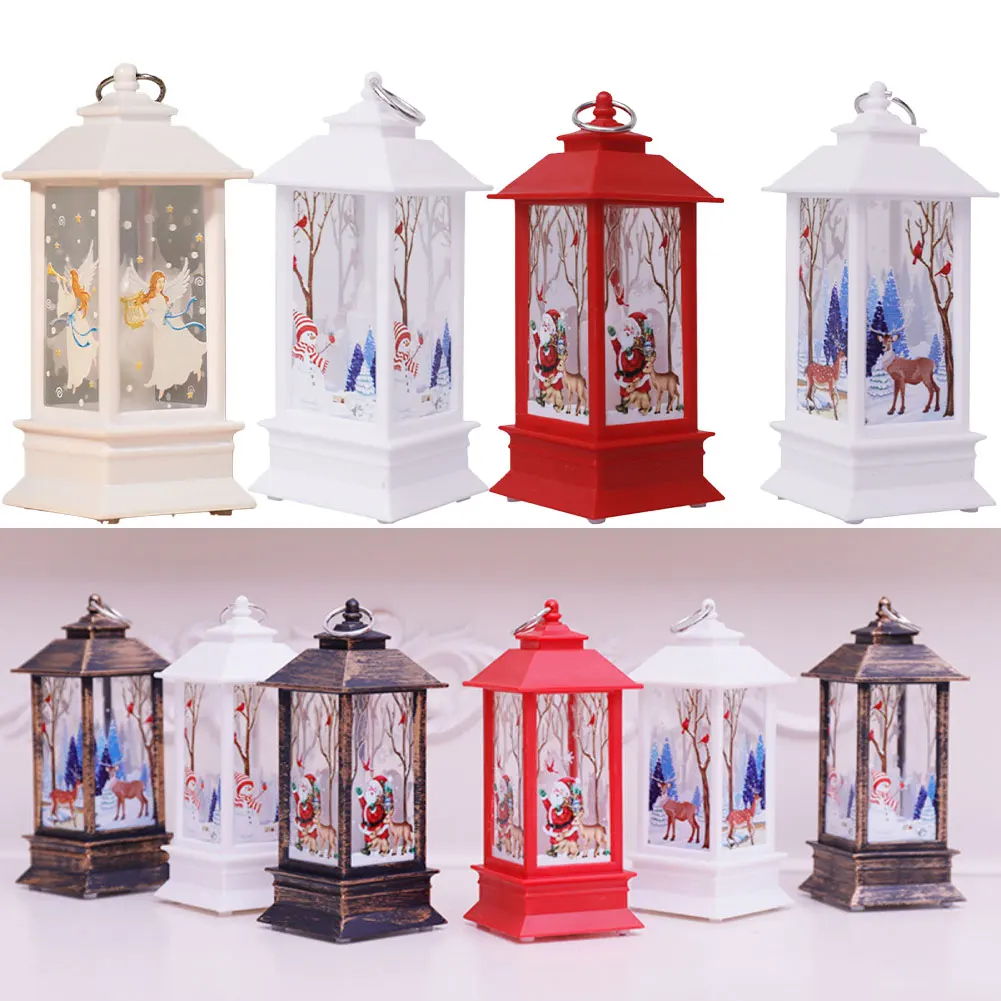 Santa Claus Snowman Wind Light Christmas Led Night Light Decorative Item Christmas Wind Light Santa Claus Snowman Candle