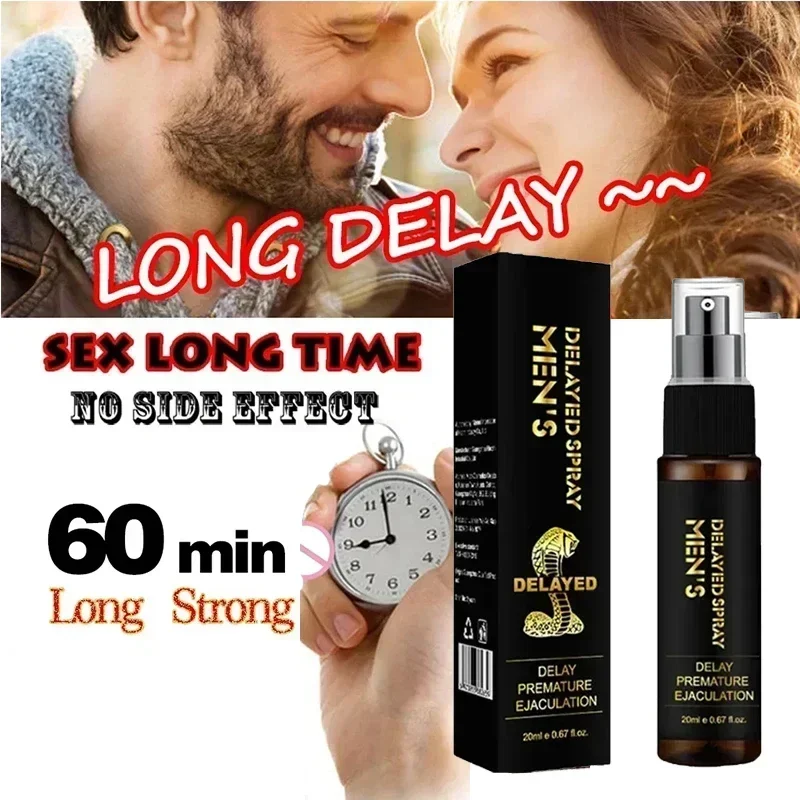 

Male Sex Delay Spray For Men External Use Anti Premature Ejaculation Lasting Prolong 60 Minutes Products Penis Enlargement Oils