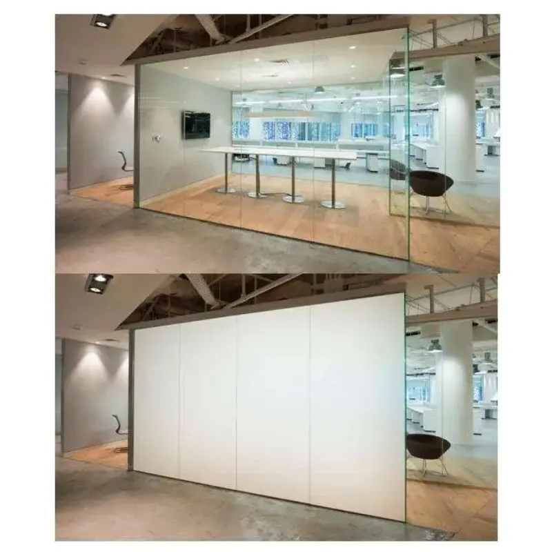 Pdlc Smart Film Switchable Intelligent Electrochromic Electric Privacy Frosting Tempered Laminated Glass With Controller
