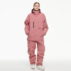 Women's and Men's Ski Clothes Ski Jacket Snowboarding Snow Suit Sets Skiing Jacket and Pant Winter Outdoor Sports Suit