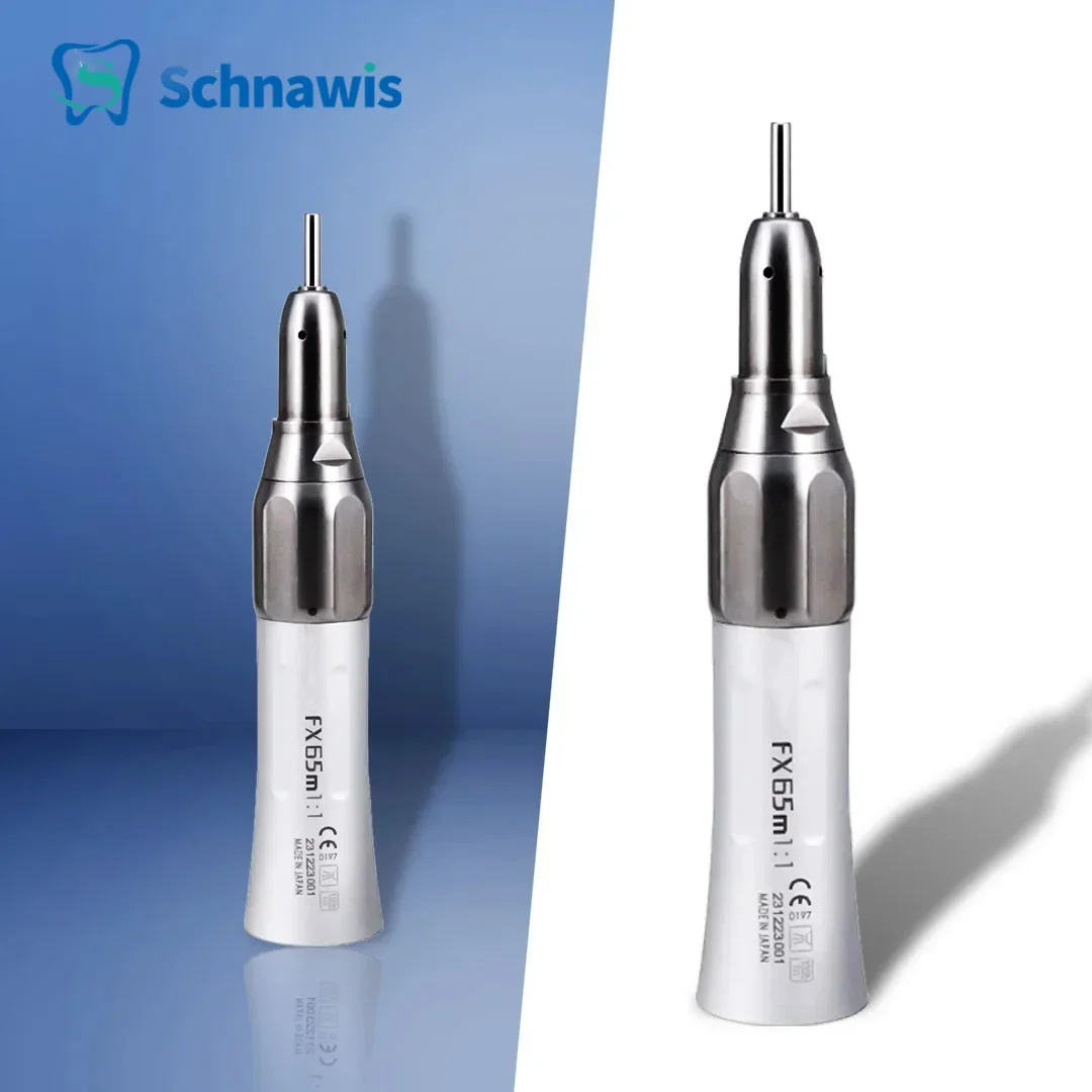 FX25 FX65 Dental 1:1 Direct Drive Contra Angle Low Speed Handpiece Mini Head Dentistry Against Contra Angle Polishing Tools