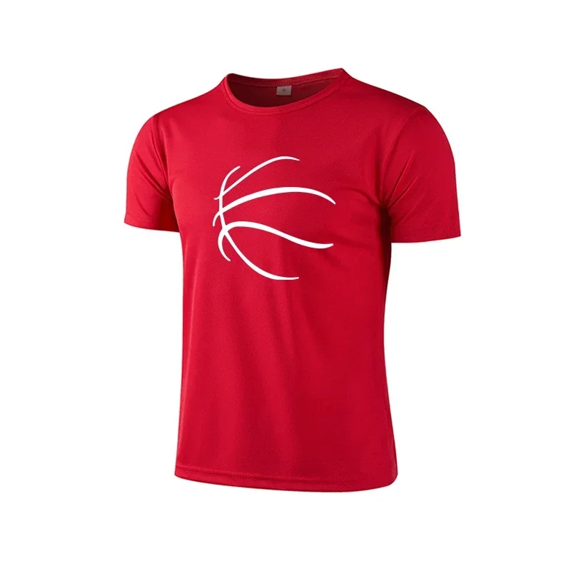 Männer Übung Training T-shirts Sommer Outdoor Casual Sport Laufen Kurzarm Top Gym Fitness Tees Basketball Jersey