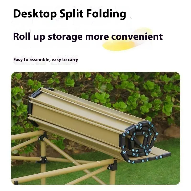 Outdoor folding table Camping portable folding table Picnic car lift stall Night market tables and chairs Outdoor Chicken rolls