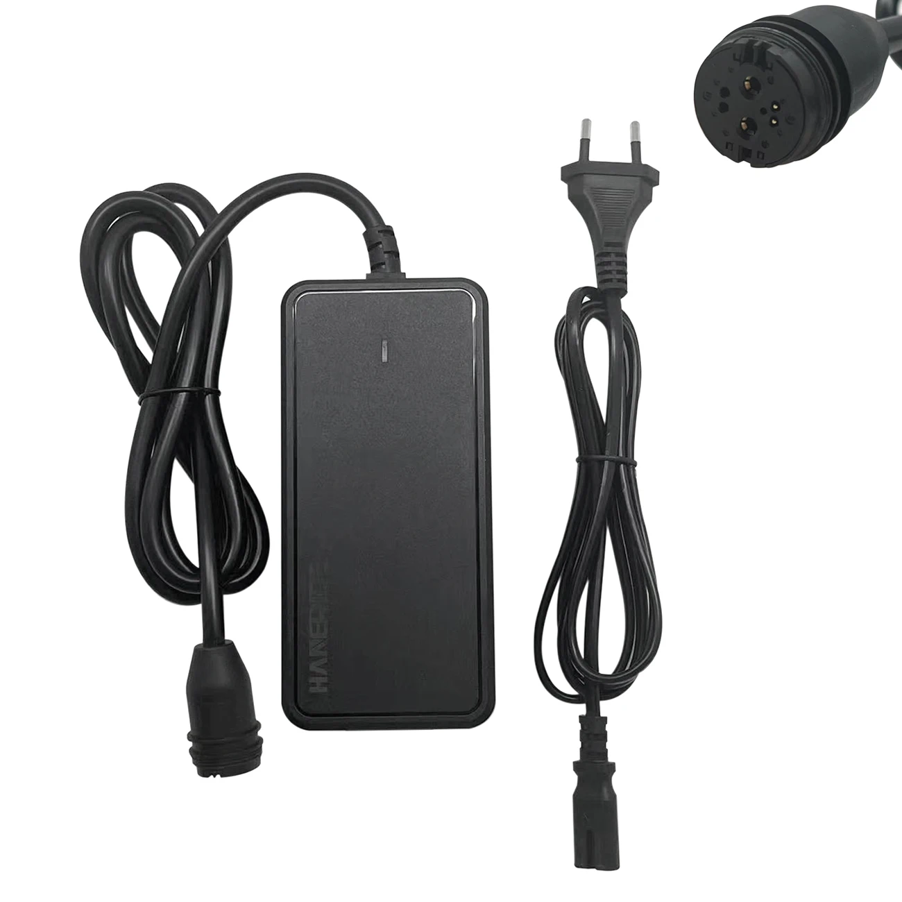 HANERIDE Li-Ion charger 36V replaces BMZ BSC42002000 2A charger for For use with 36V(42V) batteries with Rosenberger connector