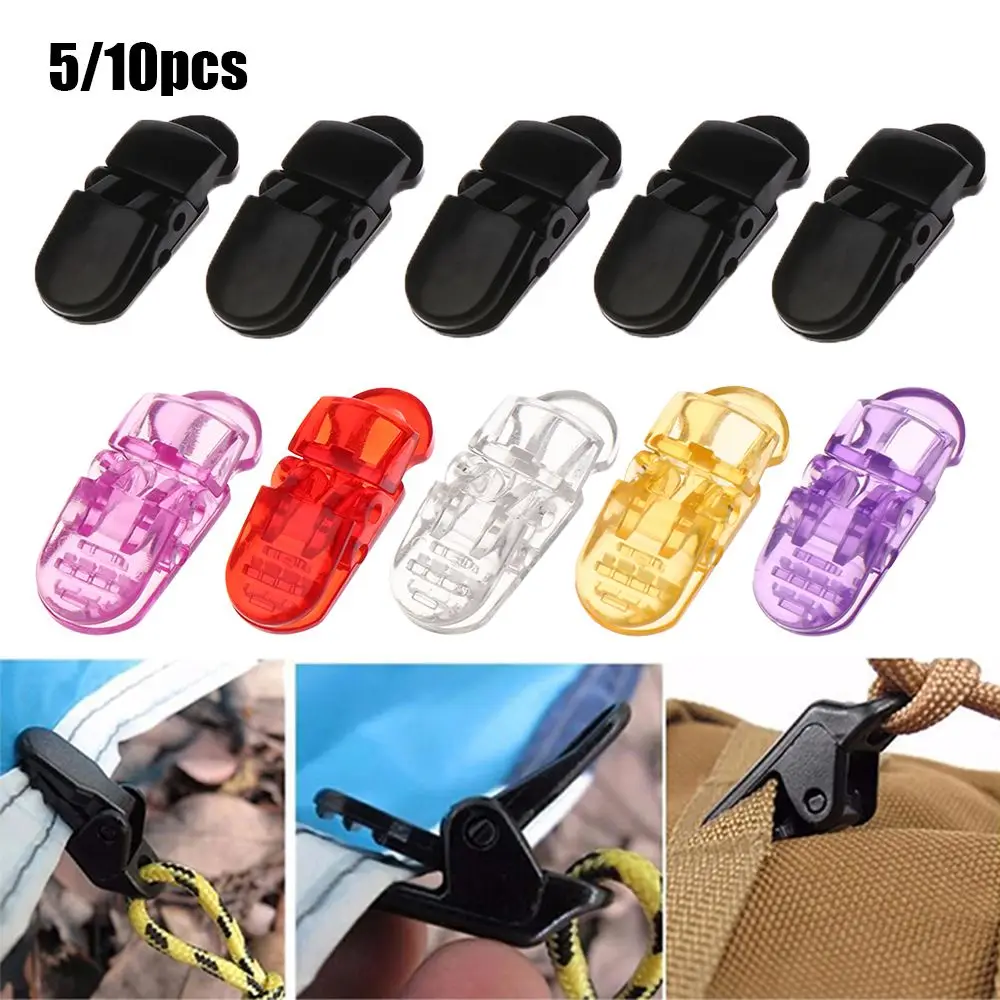 5/10Pcs tent awning canopy clamp tarp clip snap canvas gripper Caravan jaw grip trap Tighten tool outdoor camp hike kit