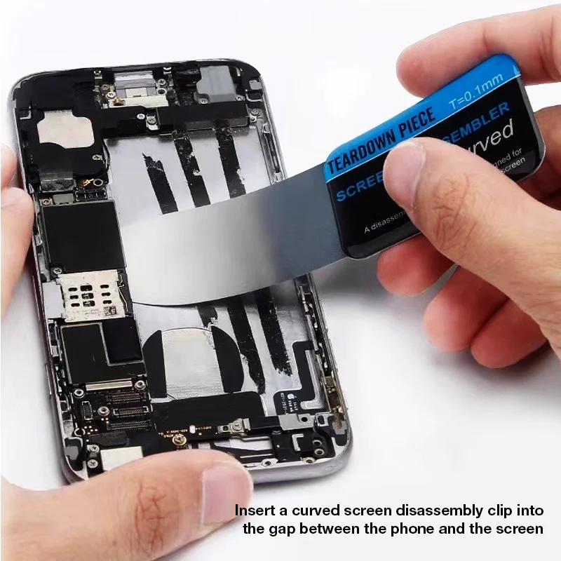 Utensili manuali professionali con leva in metallo Strumenti di apertura Piede di porco in acciaio flessibile per iPhone iPad iPod Riparazione dello smontaggio dello schermo del tablet del telefono