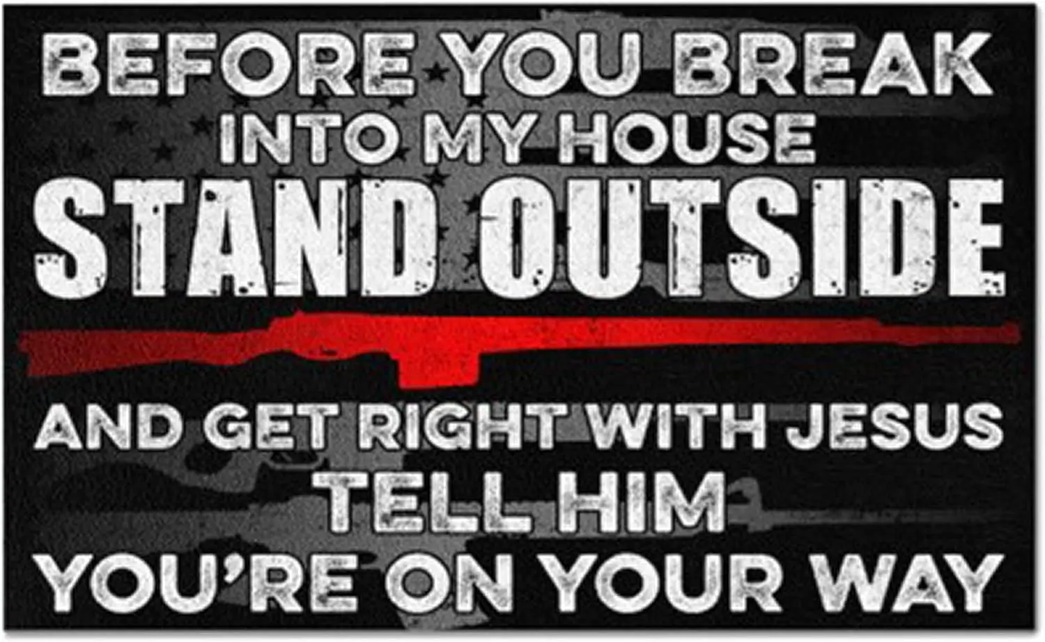 Грамман перед тем, как прийти в мой дом, стоять снаружи и получить правильный Забавный металлический жестяной знак, Настенный декор, настенный постер, табличка для дома Ki