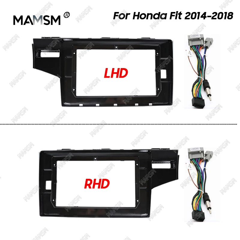 

MAMSM Car Frame Fascia Adapter For Honda Fit 2014 2015 2016 2018 Android Radio Dash Fitting Panel Kit