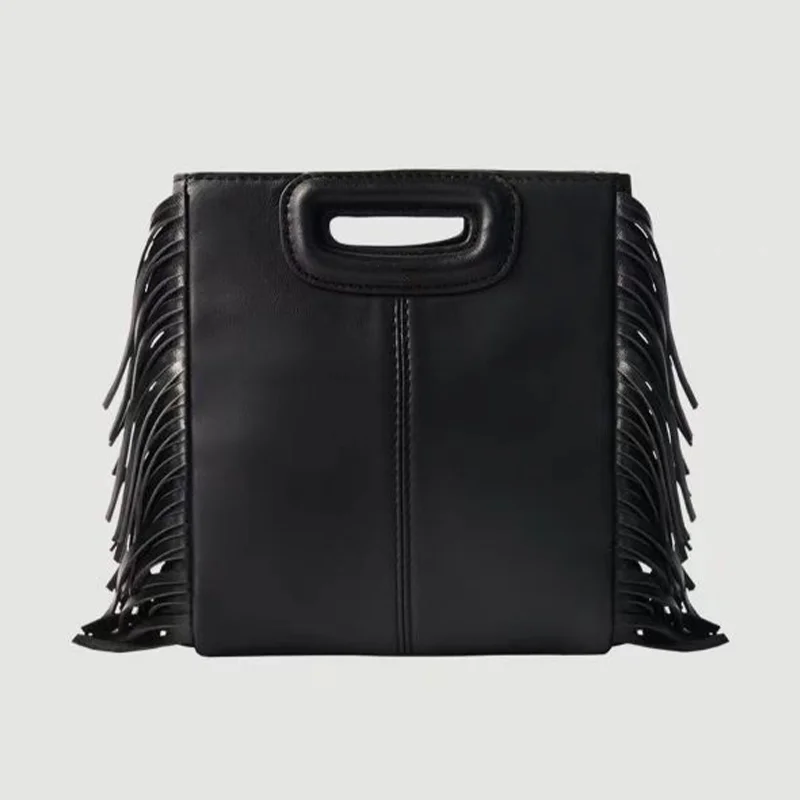 

2025 New Retro Women Shoulder Bag Black Leather Fashion Crossbody Bag Casual Outdoor Ladies Handbag