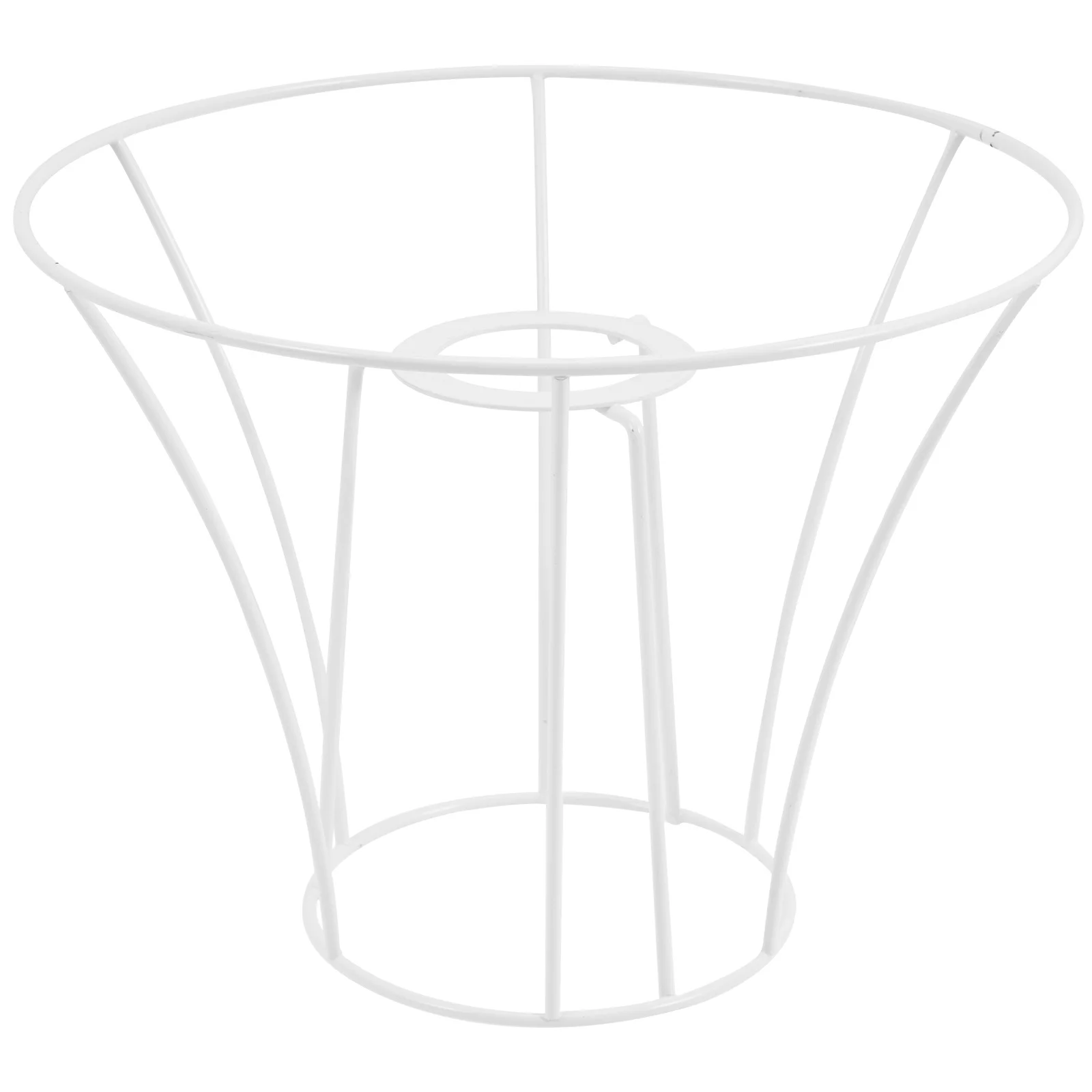 

DIY Iron Lamp Shade Frame Metal Lampshade Rack Rust Resistant Table Lamp Light Holder for Home Cafe Restaurant