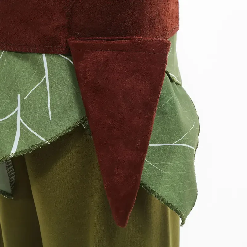 Sky01 Зеленый эльф Питер Пэн Костюм для выступлений Питер Пэн Рождественское детское праздничное платье для мальчиков UpWd01 @