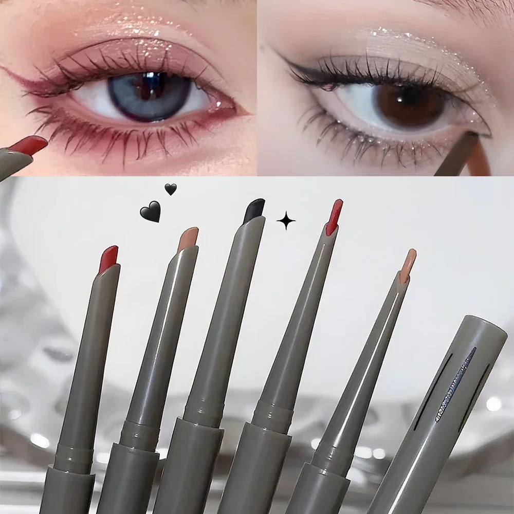 

Silky long eyeliner, wine red eyeliner, easy to color, waterproof eye cosmetics