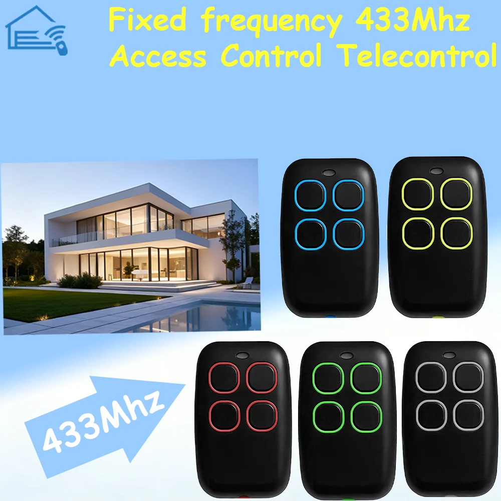433 MHz Universal Duplicator Garage Remote Controller Command Clone Self-copying Automation Gate  433Mhz Fixed Code