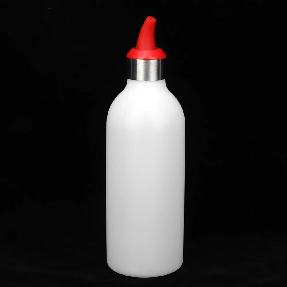 2Pcs Reusable PP Squeeze Bottle 450ml Capacity Red/Blue/Green Condiment Dispenser Seasoning Bottle For Salad Dressing
