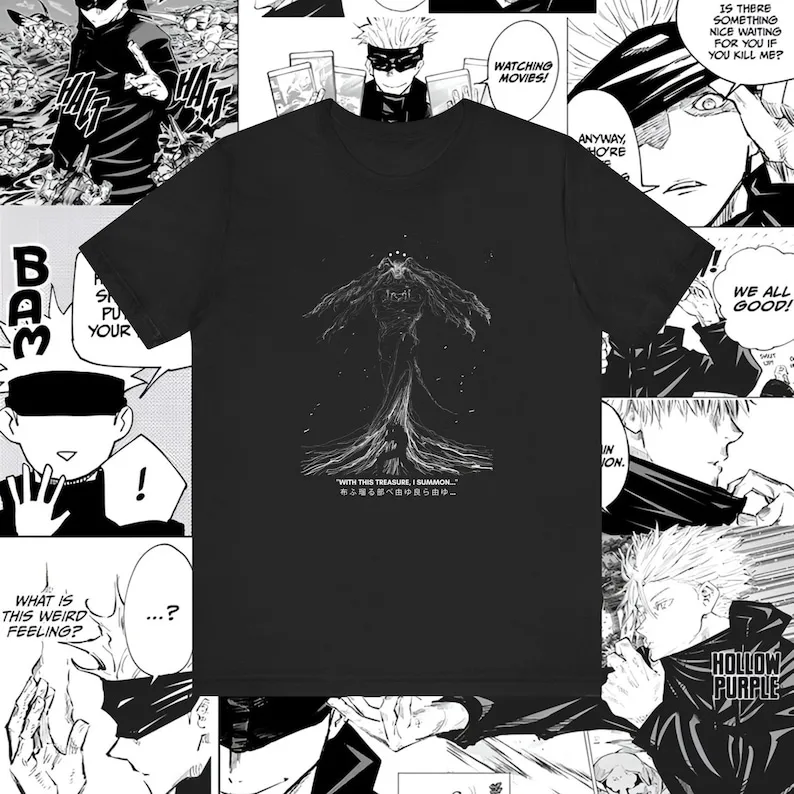 MAHORAGA Anime Vintage T-shirt Unisex, Anime Manga Shirt