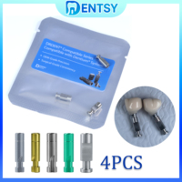 4PCS Implant Plaster Composite Replacement Screw Healing Implant Plaster Tool Lab Analog Compatible With Osstem Dentium Strauman