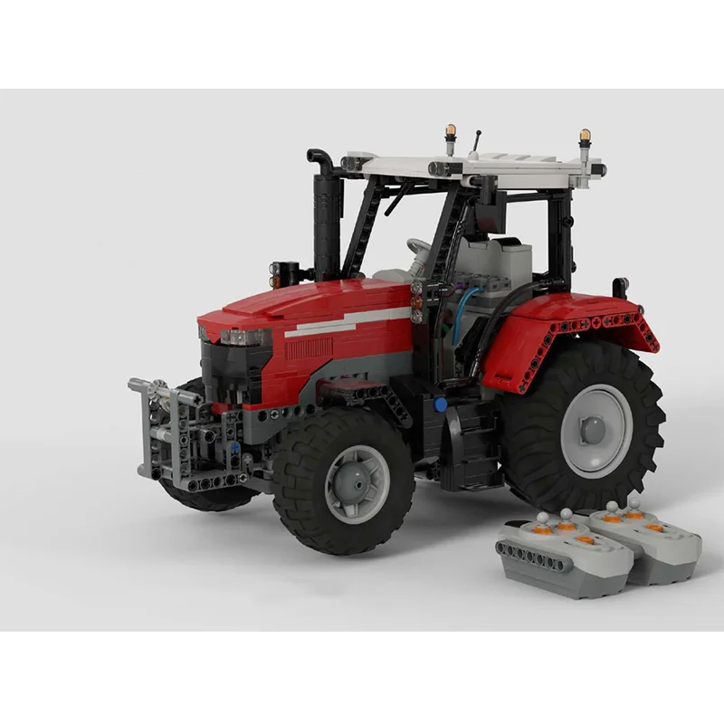 農業用車両トラクター 組み立てブロックセット 7700S IRリモコン テクニックモデル 1220ピース 多機能電動玩具